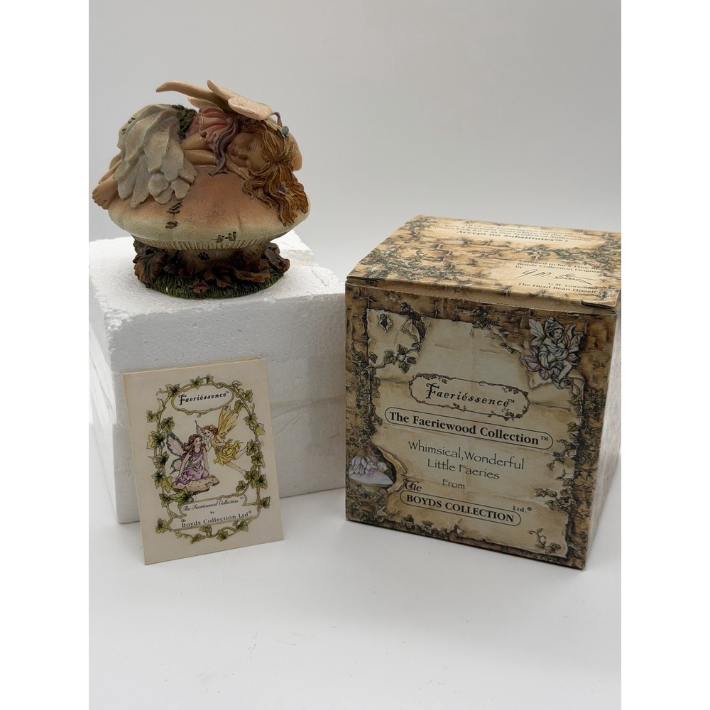 Boyds Wee Folkstones…Faeries #36107 Amber Faeriedreams 1st Edition 7E/8270 W/box